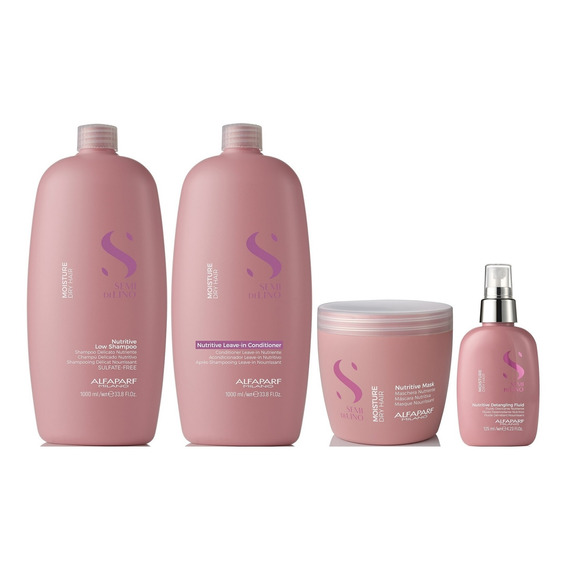 Shampoo 1000ml+ Acondic+ Mascarilla+ Spray Alfaparf Moisture