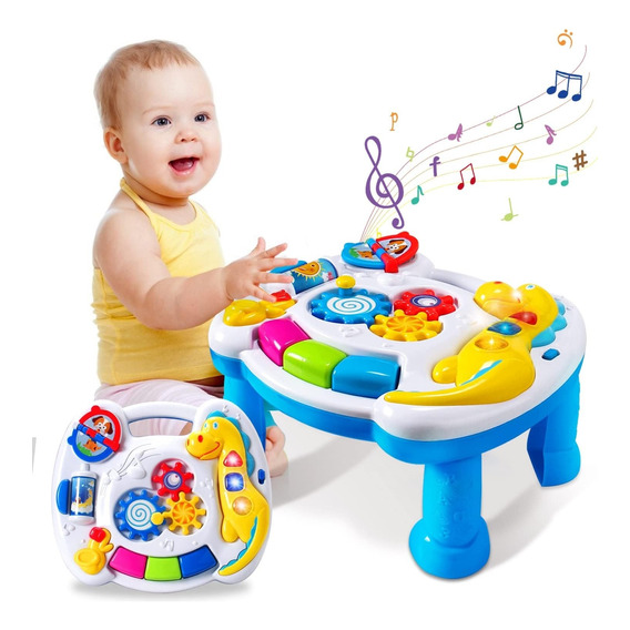 Mesa  Mesita  Musical Bebe  Con Luces Y Sonidos  Del Mar