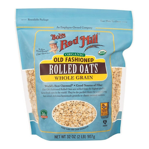 Bob's Red Mill Organic Old Fashioned Rolled Oats 907 G