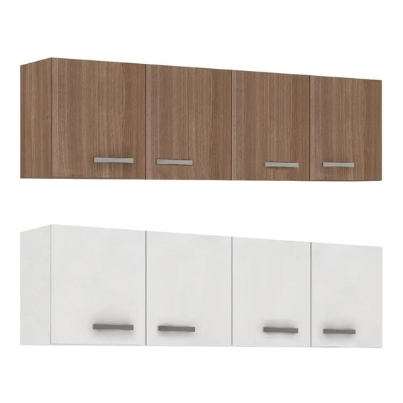 Mueble De Cocina Armario Aéreo 4 Puertas Alacena 1.60 Mts 