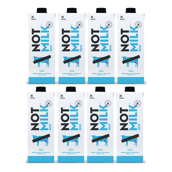 Notmilk Semi X8und 100% Vegetal - L a $131100