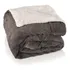 Frazada Reversible Polar Sherpa 2 Plazas 180x200 - Mintt Color Negro