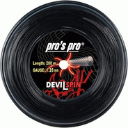 Rollo Cuerda Tenis Pros Pro Devil Spin 1.26 Rugosa
