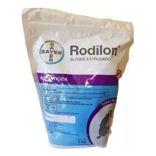 Raticida Rodilon Bloque Bayer X 1 Kg Laucha Rata