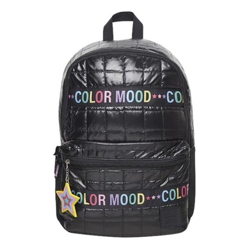 Mochila Espalda Baires Color Mood 16p Mooving Sharif Express Color Negro