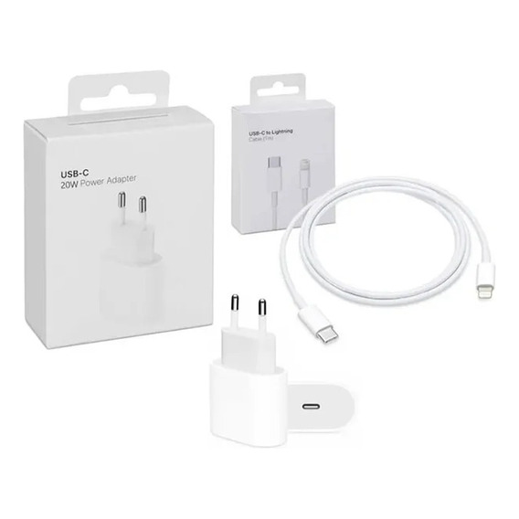 Cargador 20w Mas Cable 2m Usb C Para iPhone 11 12 13 14 Pro 