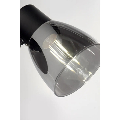 Aplique 1 Luz Enea Movil Acero Negro Led E27 Deco Moderno Lk Negro