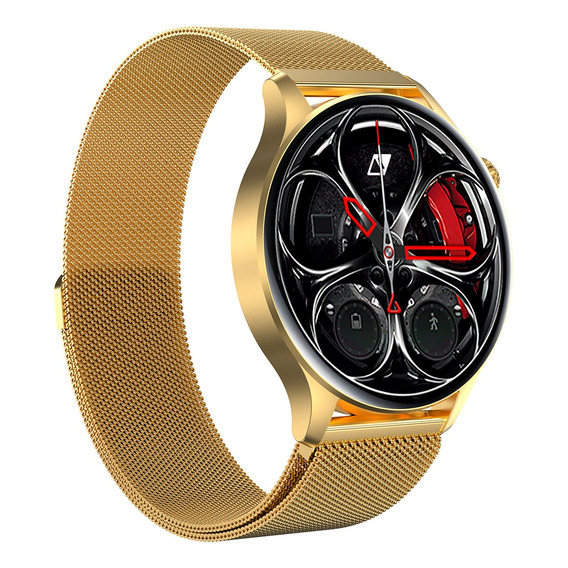 Reloj Inteligente Smartwatch Redondo Bluetooth Hombre Mesh