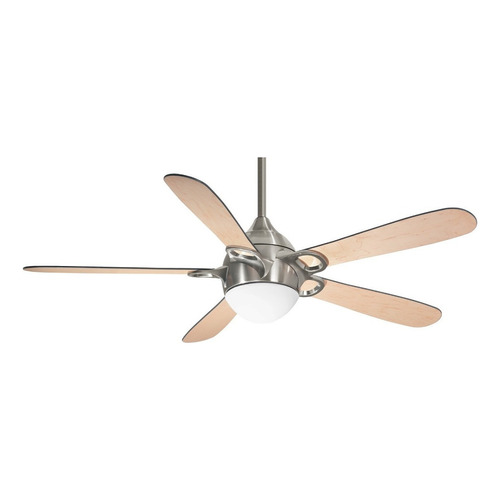 Ventilador De Techo 56 Pulgadas Lugano Hunter Maple/grafito Cantidad De Aspas 5 Color De La Estructura Níquel Diámetro 56   Frecuencia 110 Material De Las Aspas Madera