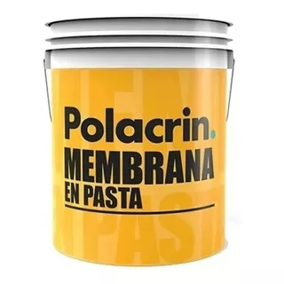 Polacrin Membrana En Pasta Impermiabilizante Transitable X 20 Lts - Color Verde