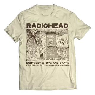 Camiseta Radiohead Evrybody #1 Stops Rock Activity