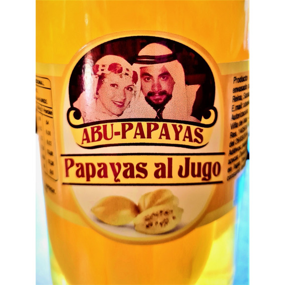  Papayas Al Jugo De La Serena 1 Frasco 1000gr Gran Calidad