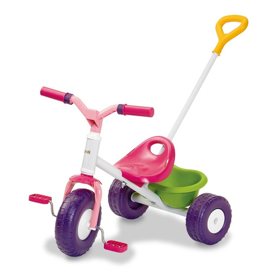 Triciclo Bebe Metal Con Manija Infantil Rondi Little Trike 