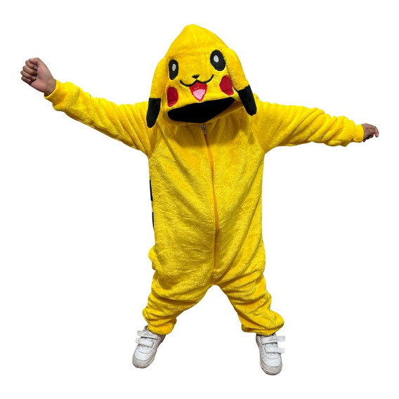 Pijamas Térmicas Enterizas Pikachu Pokemon Niños