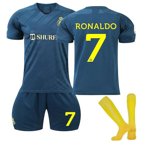Uniforme Niño Al-nassr Fc Ronaldo Azul