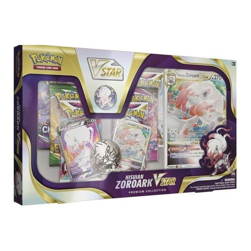 Pokémon Tcg: Hisuian Zoroark Vstar Premium Collection - Urza