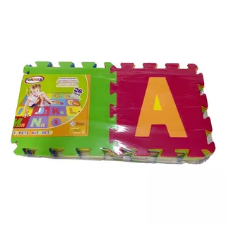 Tatame Eva Infantil Alfabeto Abc 26 Pçs 30x30cm 5mm