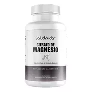 Citrato De Magnesio 500mg 200 Capsulas Salud&vidamx