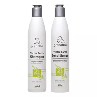 Shampoo E Condicionador Para Cachos Grandha Vector Force Kit