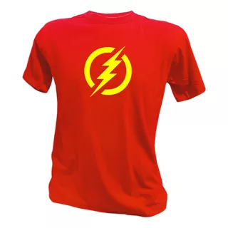 Camiseta  Vermelha Flash