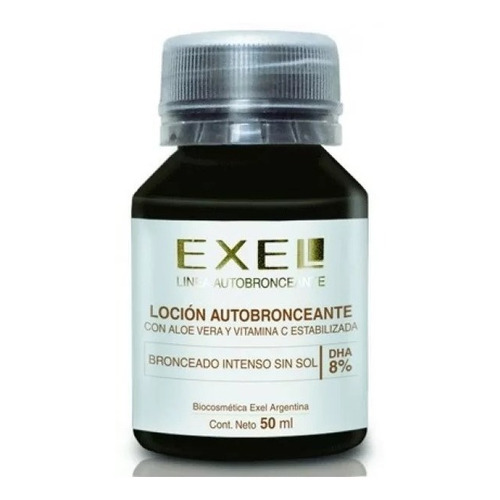 Loción Autobronceante 8% Sin Color Piel Bronceado Exel X50ml