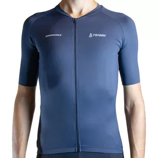 Camisa De Ciclismo Triway Sports Endurance Midnight Masc