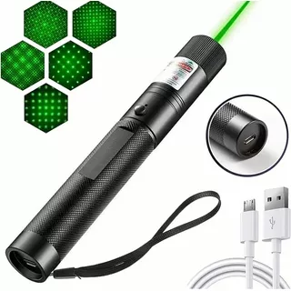 Apuntador Laser Puntero 1000 Metros Poderoso Recargable Usb