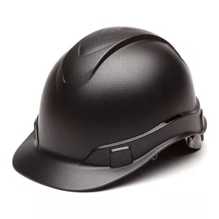 Casco De Seguridad Ridgeline Negro Mate - Pyramex Hp44117