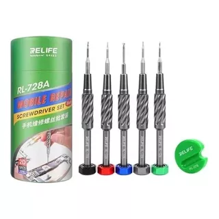 Kit Destornillador X5 Relife Rl728a Para Celulares