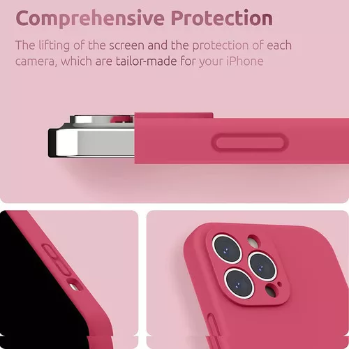 CELLBOX Carcasa Silicona con Protector de Cámara para iPhone 14