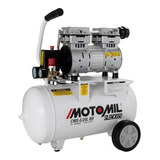 Compressor Odonto 24l Silencioso Isento Óleo Cms5/24 Motomil