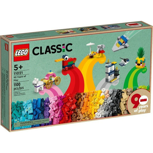 Lego Classic - 90 Años De Juego (11021) Cantidad de piezas 1100