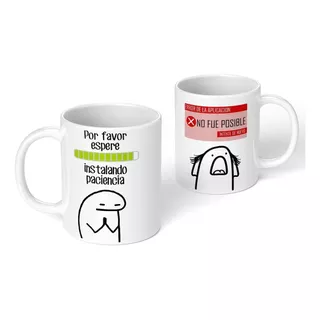 Taza Meme Flork - Instalando Paciencia 