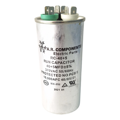 Capacitor De Marcha A.r.components 40+5mfd X 370vac