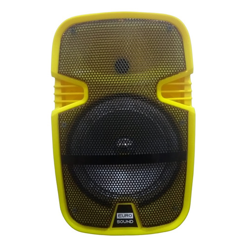 Parlante Portatil Bluetooth Eurosound Miami Sunrise 8 Color Amarillo