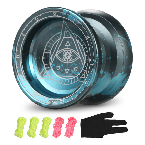 Yoyo Profesional Para Niños Principiantes Con 5 Cuerdas Y 1