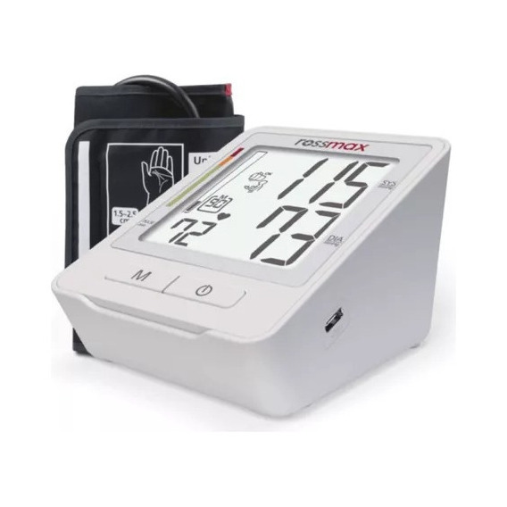 Baumanómetro Monitor Digital Automático Brazo Rossmax Color Blanco