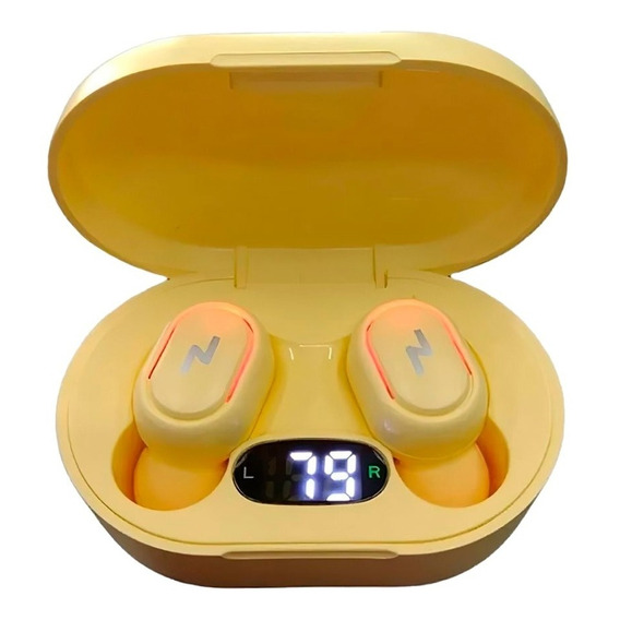 Auriculares in-ear inalámbricos Noga Twins NG-BTWINS 13 amarillo