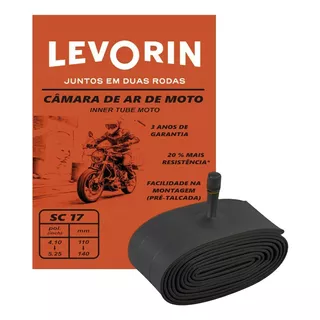 Câmara Ar Moto Bros 17 Enduro Sc Levorin