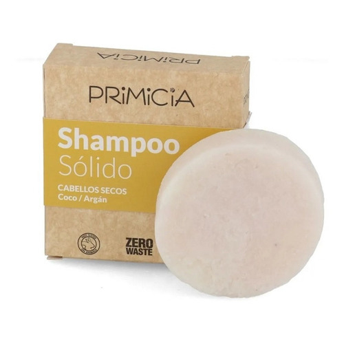 Shampoo Solido Primicia Pelo Seco 50g Vegano Cruelty Free