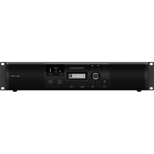 Behringer Nx6000d Amplificador 6000 Watts Potencia Poder Color Negro