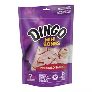 Snack Para Perros Hueso Mini Dingo 7 Un.