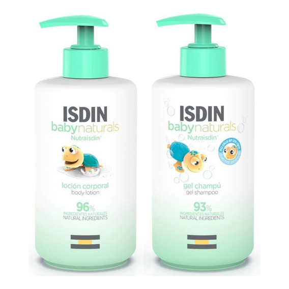 Duo Isdin Baby Naturals Body Lotion + Shampoo 400ml