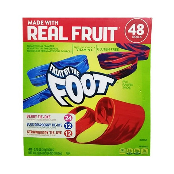 Fruit By The Food Caramelo Con Fruta Real 48 Rollos