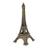 Enfeite Torre Eiffel 15cm De Altura Dourada Cód. 41474