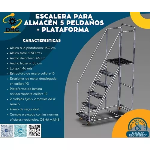  XHP Escalera extensible plegable de 20 pies, 23 pies