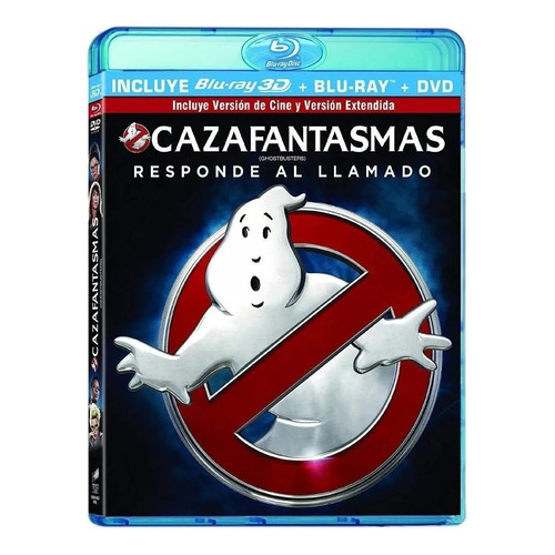 Cazafantasmas Pelicula Version Extendida 3d + Blu-ray + Dvd