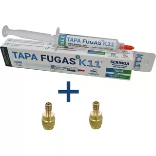 Tapa Sella Fuga K11 Jeringa 10 Ml Nueva Formula+ Adaptadores