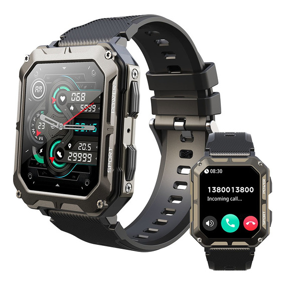 Smartwatch Reloj Inteligente Cubot C20 Pro 1.8'' Ip68 Negro