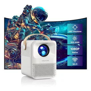 Mini Video Proyectores Para Celulares Portatiles Led Full Hd Wifi Enfoque Sistema Android Incorporado Smart Netflix Youtube Hbo Star Plus Disney Plus Amazon Paramount Futbol Deportes Cine Peliculas